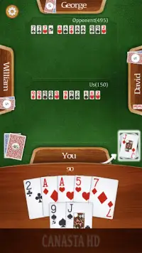 Canasta HD - Rummy Card Game Screen Shot 4