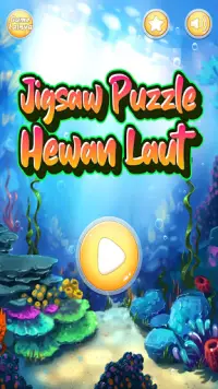 Sea Animal Jigsaw Puzzles - Edu spellen kinderen Screen Shot 0