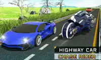 Cop Bike Polizei Chase Autobahn Motorrad Stunt 3D Screen Shot 1