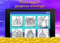 Happy birthday Coloring Page Screen Shot 8