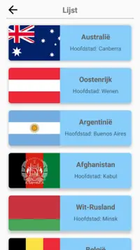 Vlaggen van alle landen van de wereld: Quiz Screen Shot 1