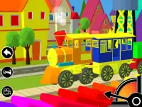 3D Juego de tren de juguete Screen Shot 0