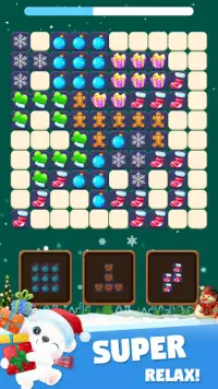 Christmas Block Puzzle Games - Clash of Bricks Screen Shot 1