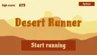 Desert Runner - Endless Running Game Screen Shot 1