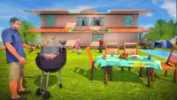 افتراضية أسرة بابا حياة سعيد أسرة محاكاة 3D Screen Shot 3