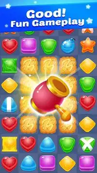Candy Sweet Adventure - Free candy games & puzzles Screen Shot 1