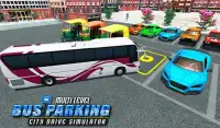 autobus parking Miasto napęd symulator Screen Shot 1
