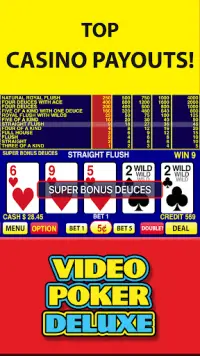 Video Poker Deluxe Screen Shot 4