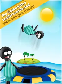 Stickman Water Trampoline PRO Screen Shot 2