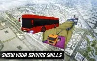 スピードバスドライビングゲーム Screen Shot 1