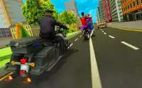 شرطة المرور دراجة نارية مدينة محاكي Screen Shot 0