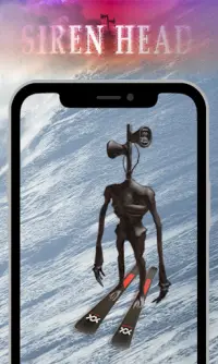 Siren Head - Snow Ski Screen Shot 1