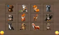 Forest animals - kids puzzle Screen Shot 1