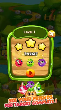 Fruits écraser mania match 3 casse-tête Screen Shot 4