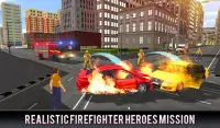 Firefighter Truck 911 Rescue: Emergency Driving Screen Shot 8