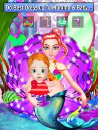 Mermaid Baby Born - Girls Game Screen Shot 4