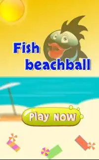 pelota de playa de pescado Screen Shot 0