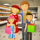 Crazy Stickman Shopping Mall - Supermarket Games
