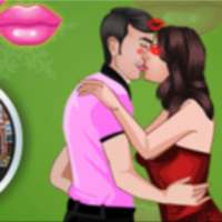 Christmas Eve Kissing - Kiss games for girls