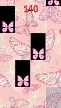 Pink Butterfly Piano tiless 2019 Screen Shot 3
