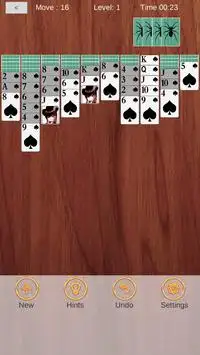 Spider Solitaire Screen Shot 1