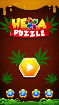 Hexa Block Puzzle Hexagon Weed Game Screen Shot 1
