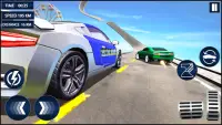 juegos de coches de policía: vehículo acrobacias Screen Shot 3