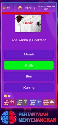 Permainan Trivia: Tes Kuis Screen Shot 0