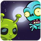 Small Alien vs Zombie