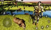 Wild Boar hunting : 3d sniper shooting game Screen Shot 1