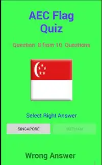 AEC Flag Quiz Screen Shot 2