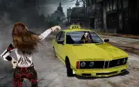 Zombie Taxi Driver Game Dead City Screen Shot 9