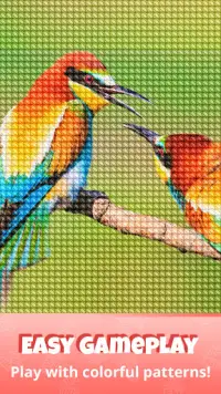 Cross Stitch Gold: Gioco de colorare, punto croce Screen Shot 6
