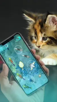 Een spel voor de kat. Vissen Screen Shot 0