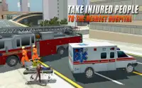 Löschfahrzeug-Rettungs-Ambulanz - NY-Feuerwehrmann Screen Shot 9