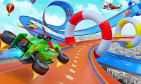 Flying Formula Car Race Game Screen Shot 0