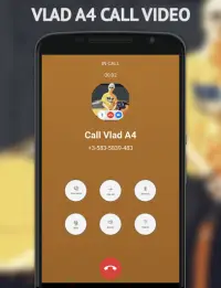 Vlad A4 Call Video and Chat Simulator Screen Shot 3