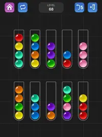 볼 정렬 퍼즐 게임 - 재미있는 색상 정렬 게임 Screen Shot 10