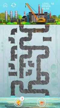 PIPES Game - Free Pipeline Puzzle game Screen Shot 1