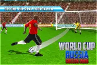 রাশিয়া ফুটবল কাপ - ফুটবল গেম Screen Shot 3