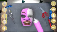 Scary Face Mask 3D: Pixel Art Screen Shot 1
