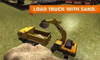 Sand Excavator Truck Simulator Screen Shot 0