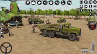 Army Truck Driving Jeep Sim Screen Shot 5
