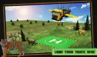 Animal Transport Flying Truck Screen Shot 13