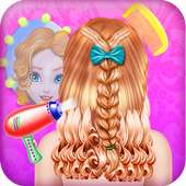 Fashion girl braid hairstyles salon-hairdo games