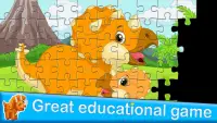 Dino Puzzle Free game dinosaurier lovers Screen Shot 1