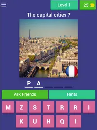 Capital cities of the world: Knowledge quiz Screen Shot 8