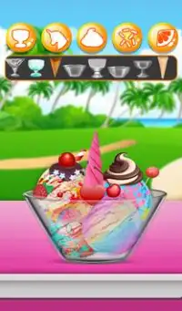 Rainbow Unicorn Ice Cream Maker! Fantasy Desserts Screen Shot 8