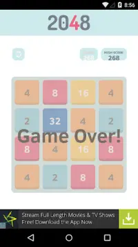 2048 Puzzle Game Screen Shot 3