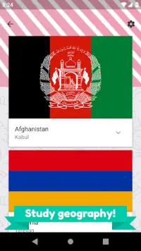 Asia and Middle East countries - flags quiz Screen Shot 6